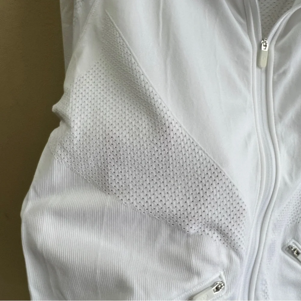Lululemon Ventilate Jacket White Sz 10